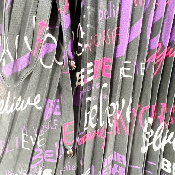 RAMY BROOK Printed Melanie Pleated Mini Dress In Believe Print Size M NEW - Picture 5 of 11